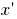 x prime